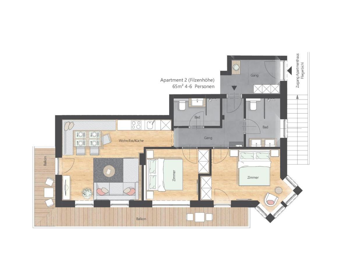 Apartments Fliegerbichl - Familie Voithofer Bramberg am Wildkogel Εξωτερικό φωτογραφία